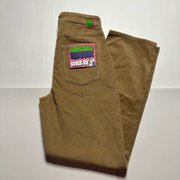 NWT Empyre Tori 90’s Tan Corduroy Skater Pants- size 4 - Picture 5 of 8